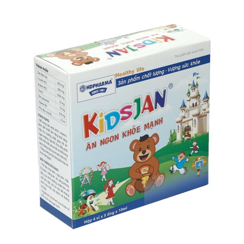 Siro KIDSJAN ăn ngon khỏe mạnh HDPHARMA giúp bé ăn ngon, tăng đề kháng