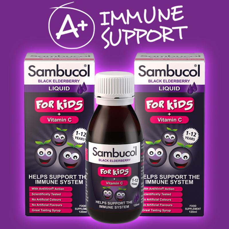 Siro Sambucol for kids tăng đề kháng 120ml (trẻ trên 1 tuổi)