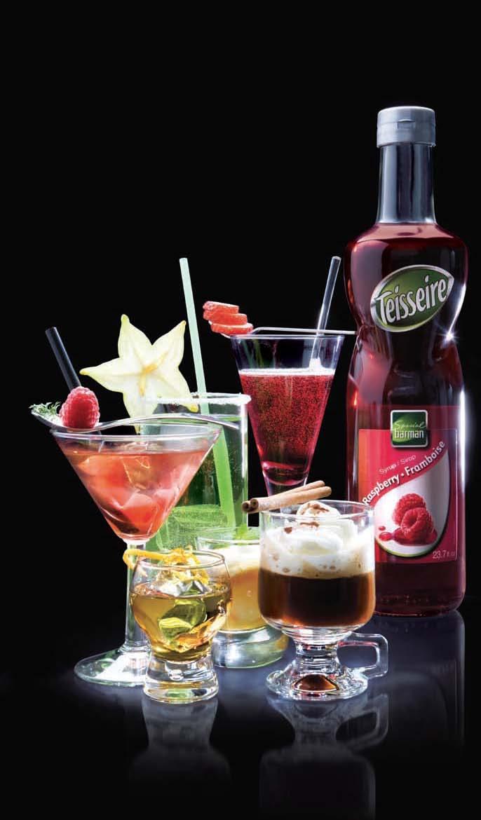 Syrup Teisseire tạo ra nhiều thức uống khác nhau