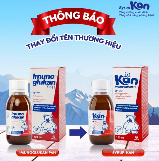 SiroKan ImunoGlukan - Hỗ trợ miễn dịch nâng cao sức đề kháng cho bé