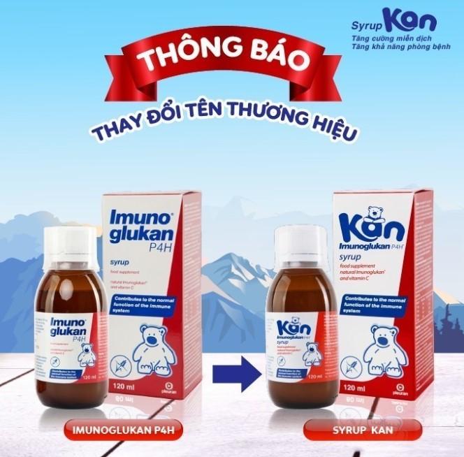 SiroKan ImunoGlukan - Hỗ trợ miễn dịch nâng cao sức đề kháng cho bé