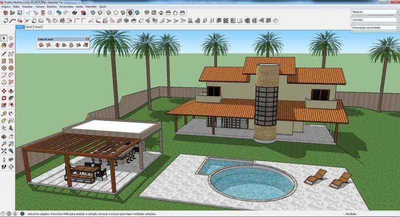 Giao diện phần mềm SketchUp