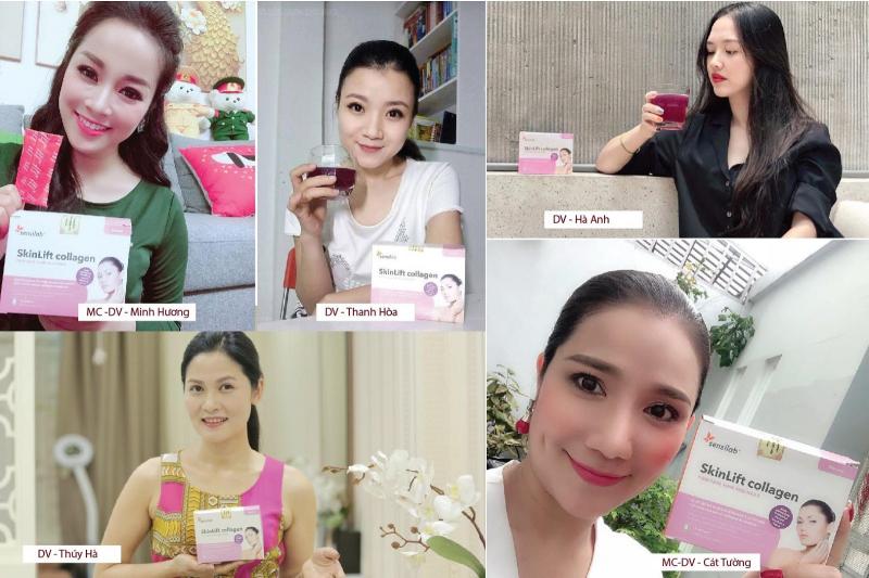 Sao Việt chọn uống Skinlift Collagen để duy trì thanh xuân cho làn da