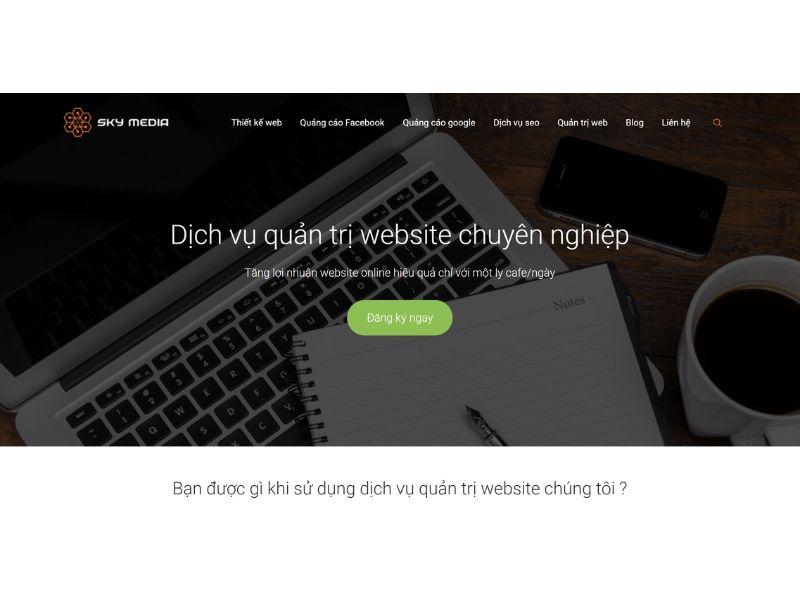 Dịch vụ quản trị website SkyMedia