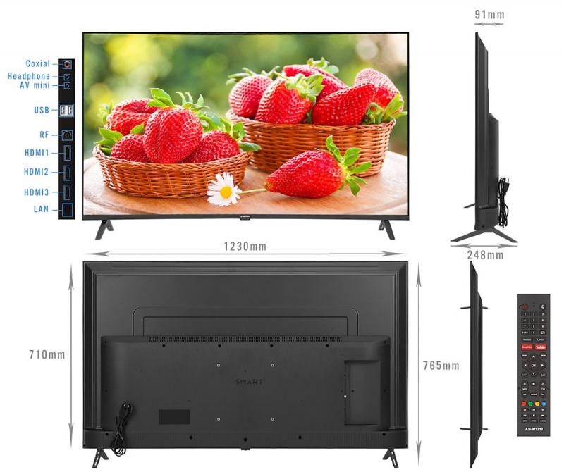 Smart ti vi Asanzo 55 inch - 55U73