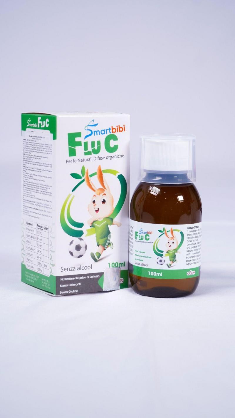 Smartbibi FLu C giải pháp hỗ trợ giảm triệu chứng cảm cúm, cảm lạnh mẹ lựa chọn cho con
