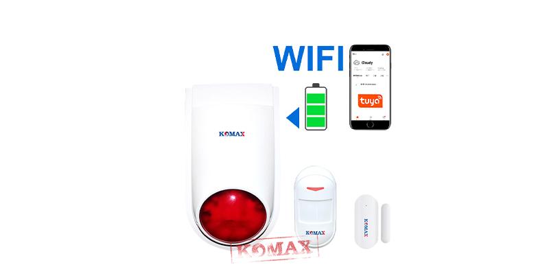 Bộ báo động chống trộm tuya wifi km-T80W