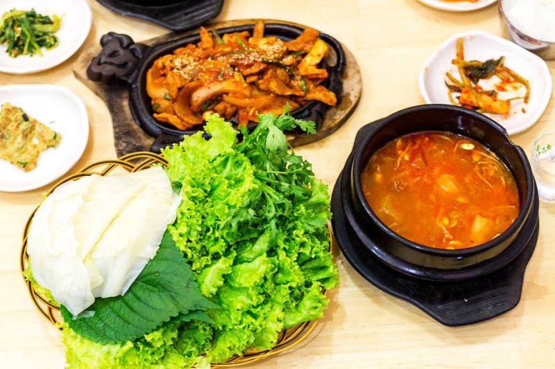 So Baek San - Quán ăn Hàn có khẩu phần 