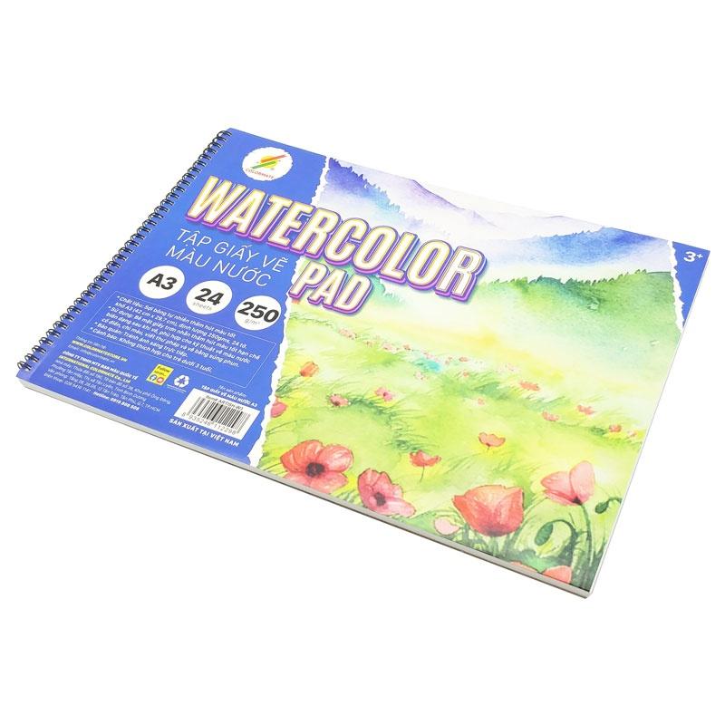 Sổ vẽ màu nước Watercolor Pad