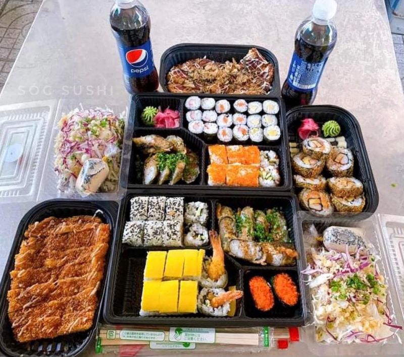 Tại ﻿Sóc Sushi có menu món đa dạng để bạn thỏa thích lựa chọn theo khẩu vị và sở thích của mình