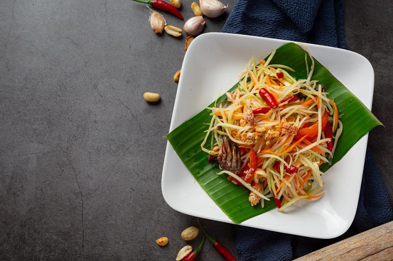 Som Tam (Salad đu đủ xanh)