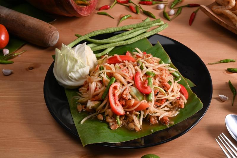 Som Tam (Salad đu đủ xanh)