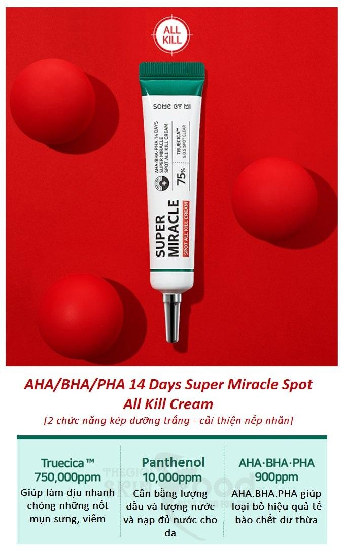 Some By Mi AHA/BHA/PHA 14 Days Super Miracle Spot All Kill Cream