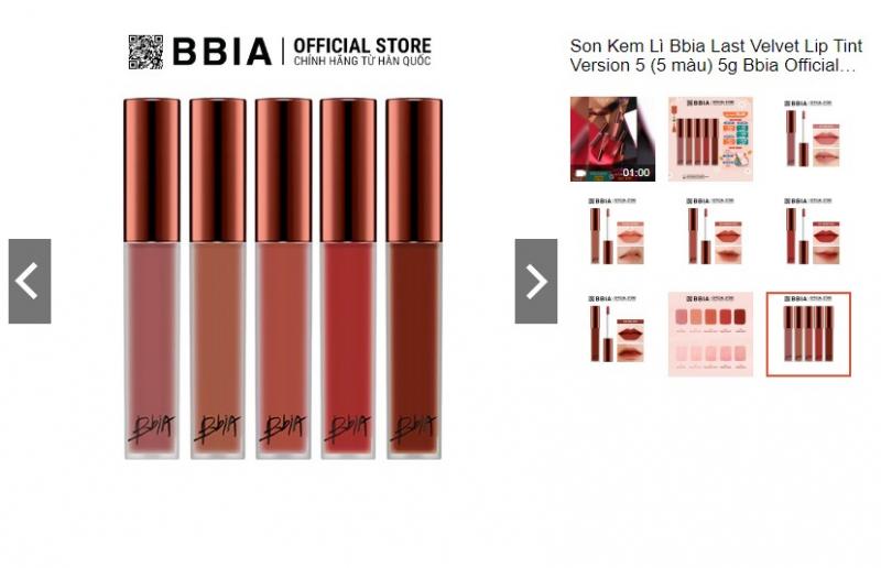 Son Bbia Last Velvet Lip Tint Version 5