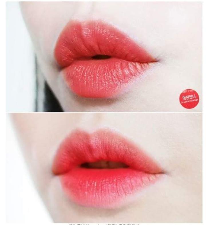 Son Bút Bấm Peripera Cushion Tint Pang màu 03 A-some Orange (~180K)