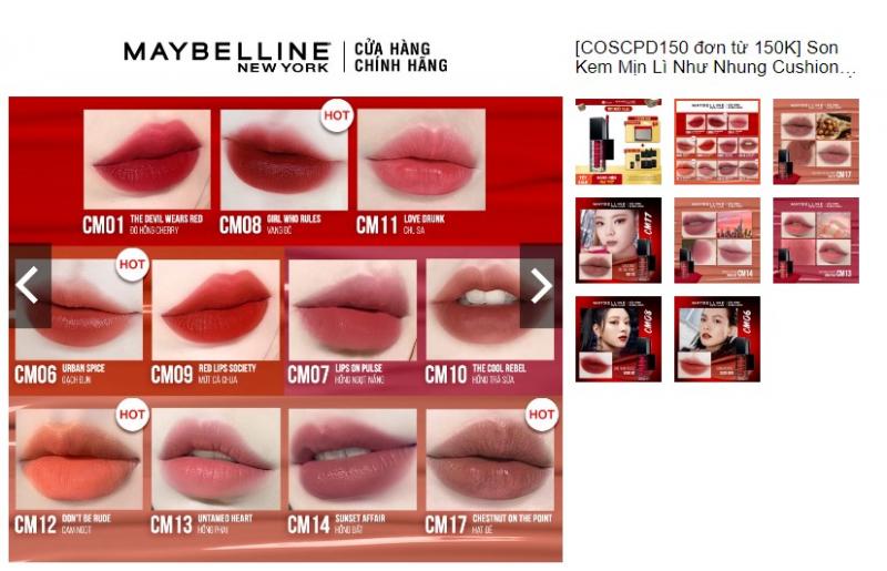 Son Cushion Matte Maybelline New York