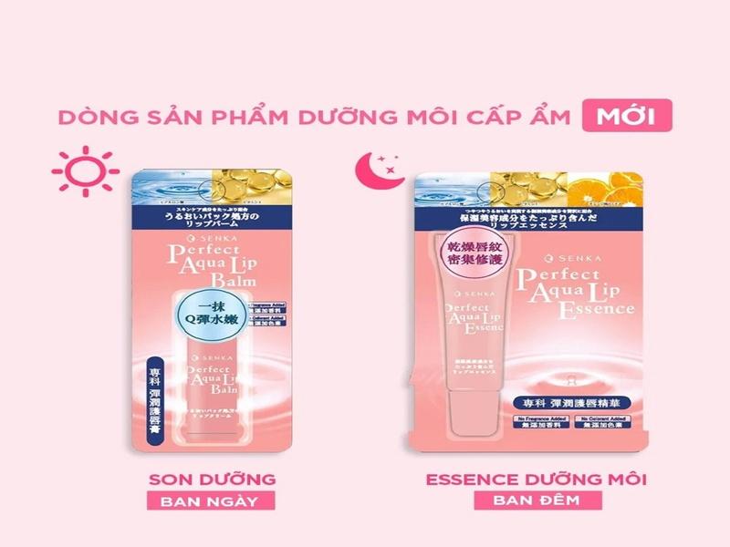 Son dưỡng môi cấp ẩm Senka Perfect Aqua Lip Balm