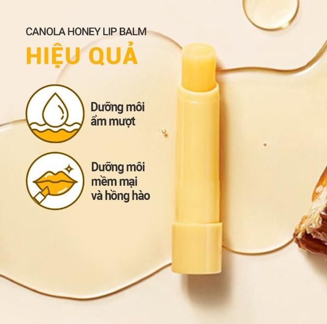 Son dưỡng môi mật ong hoa cải Innisfree Canola Honey Lip Balm
