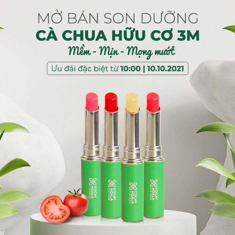 Son dưỡng cà chua hữu cơ 3M Cocayhoala