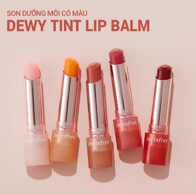 Son dưỡng môi có màu Innisfree Dewy Tint Lip Balm