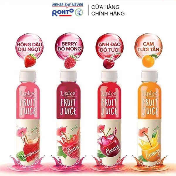 Son dưỡng có màu Lipice Sheer Color Fruit Juice 4g