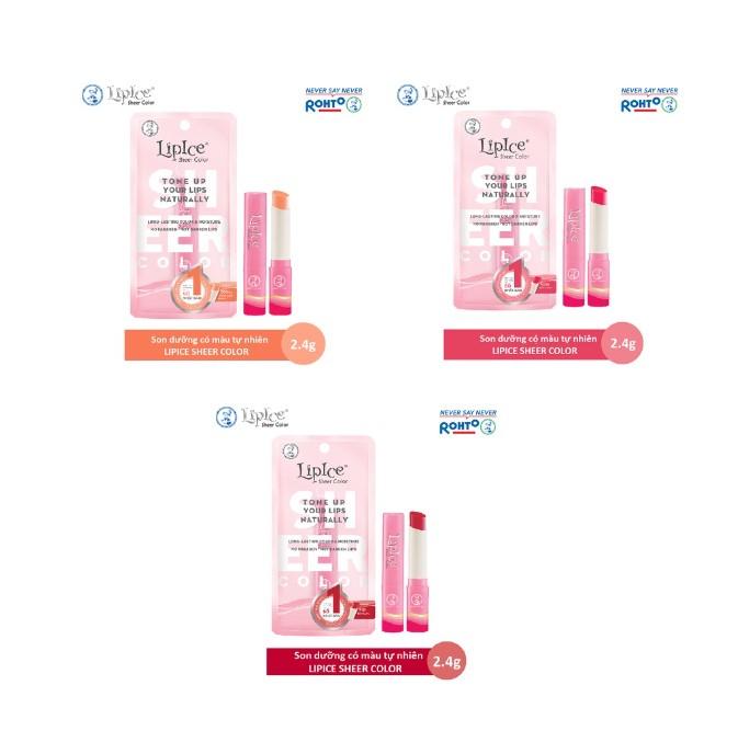 Son dưỡng hiệu chỉnh sắc môi màu tự nhiên Lipice Sheer Color 2.4g