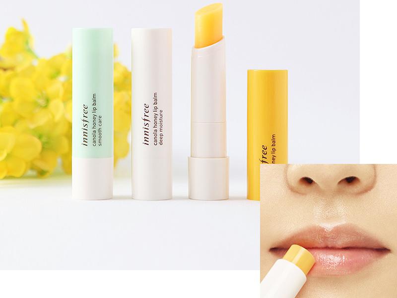 Son dưỡng Innisfree Canola Honey Lip Balm Deep Moisture