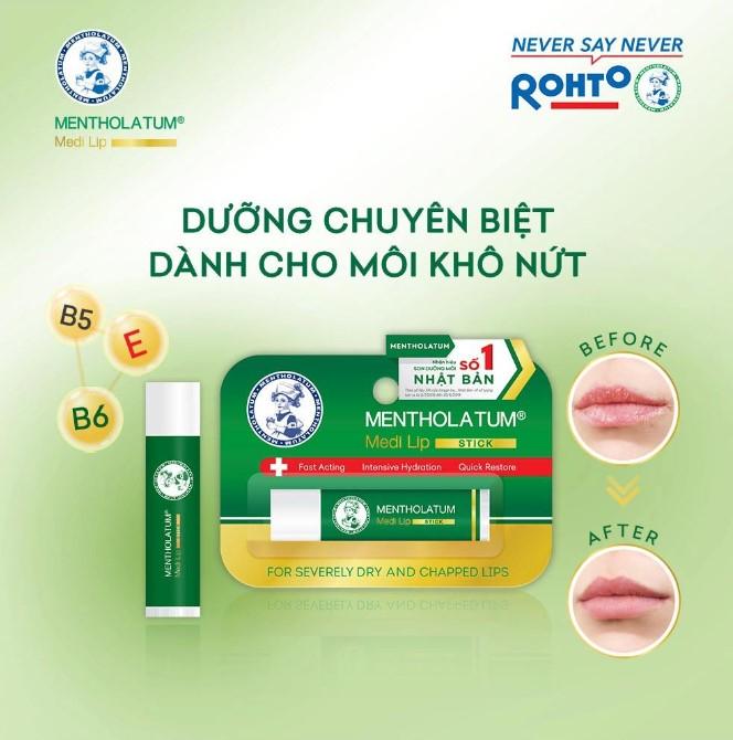 Son dưỡng Mentholatum Medi Lip Stick