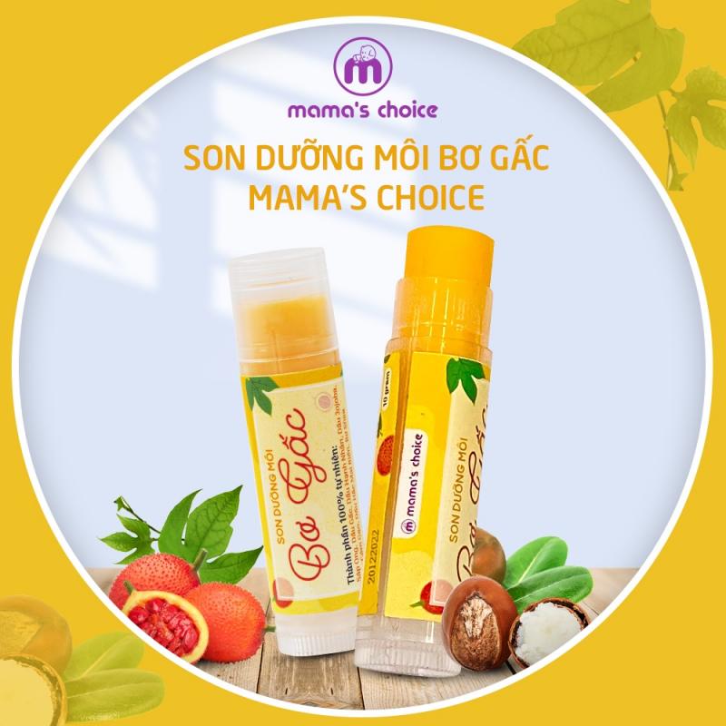 Son dưỡng môi bơ gấc dưỡng ẩm chống khô nẻ Mama's Choice