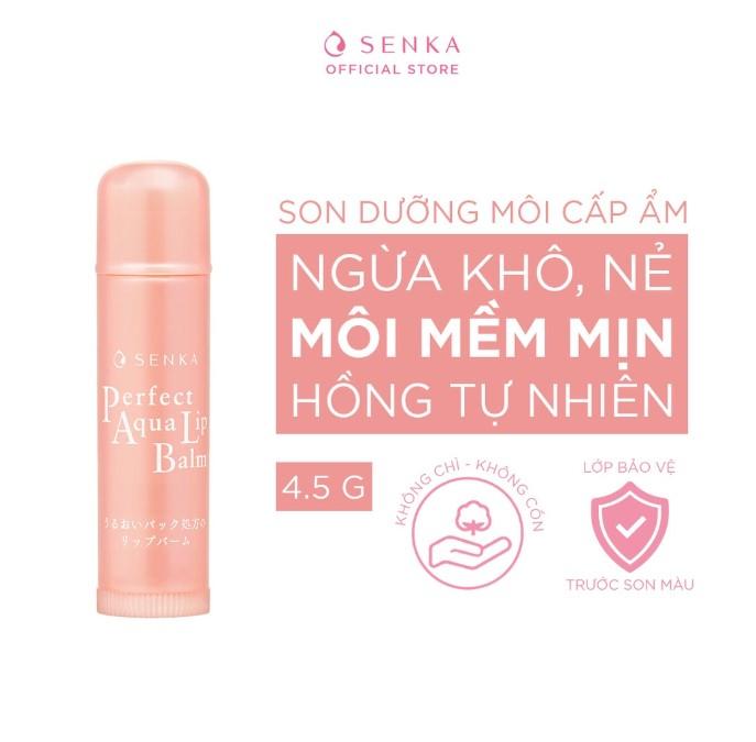 Son dưỡng môi cấp ẩm Senka Perfect Aqua Lip Balm