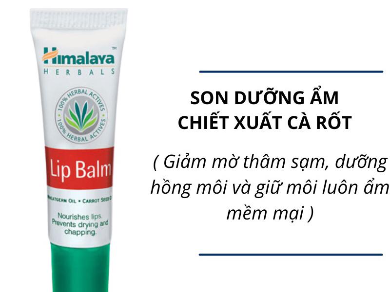 Son dưỡng môi chiết xuất từ cà rốt - Himalaya Lip Balm