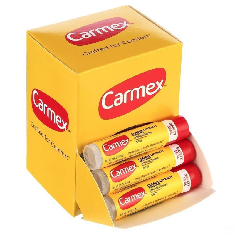 Son dưỡng môi chống nắng Carmex Lip Balm SPF 15