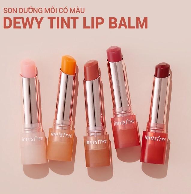 Son dưỡng môi có màu Innisfree Dewy Tint Lip Balm