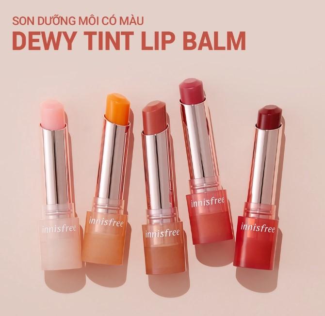 Son dưỡng môi có màu Innisfree Dewy Tint Lip Balm