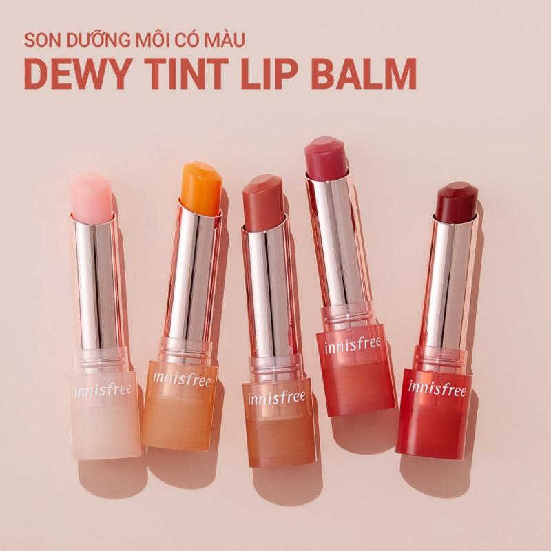 Son dưỡng môi có màu innisfree Dewy Tint Lip Balm 3.2g