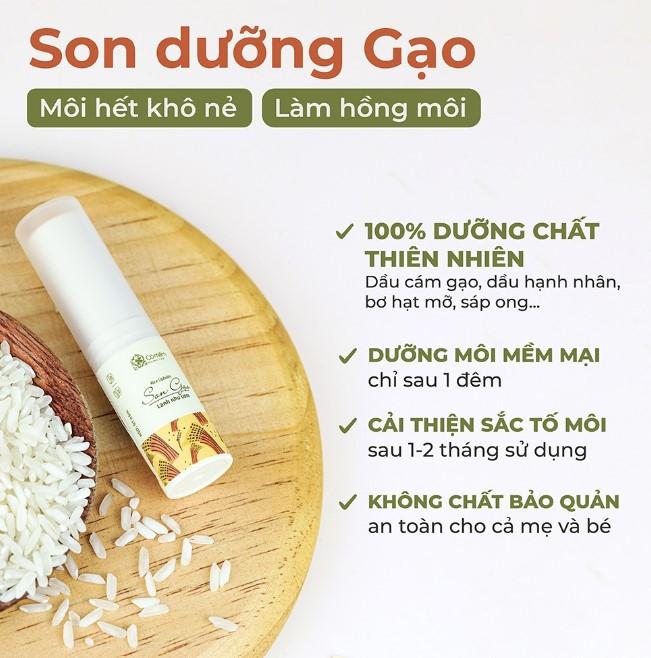 Son dưỡng gạo Cỏ Mềm