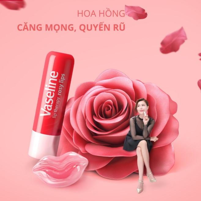 Son dưỡng hồng môi Vaseline Rosy Lips Stick