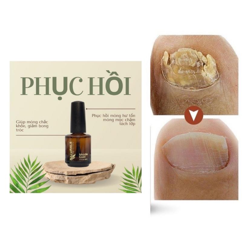 Sơn dưỡng và phục hồi móng tay Natures Organics