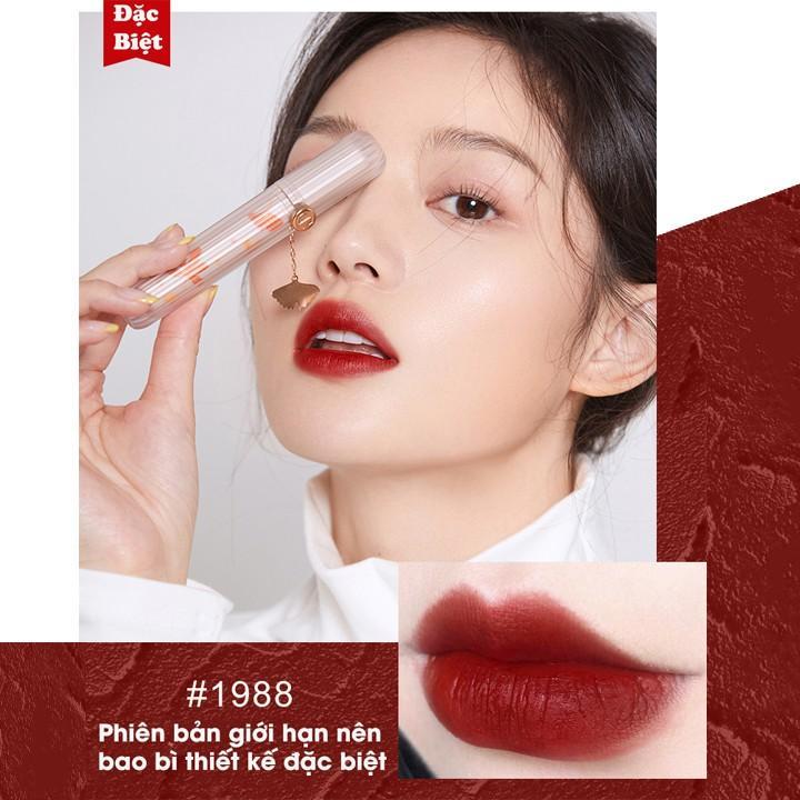 Son kem Chioture Matte Liquid màu nhung lì mềm mịn không gây khô môi 2.1g