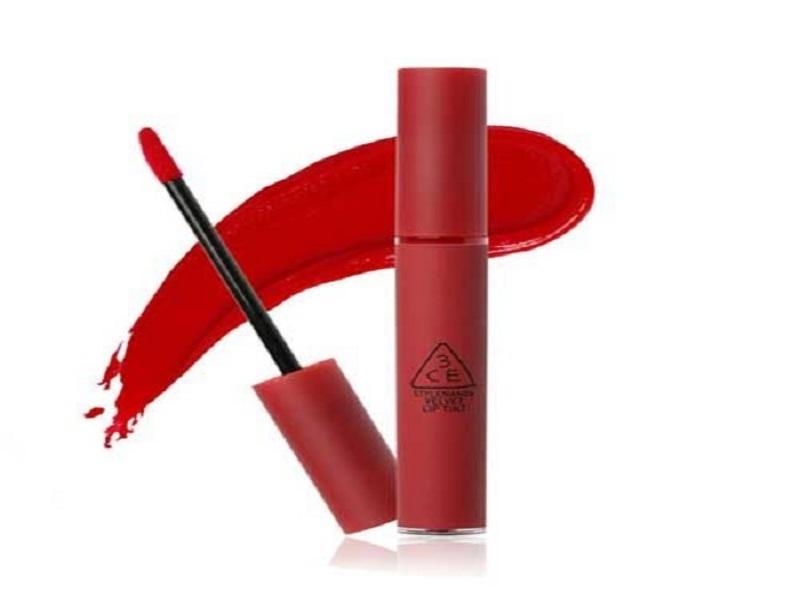 Son kem lì 3CE mịn màng như nhung Velvet Lip Tint #Private (Đỏ Hồng)