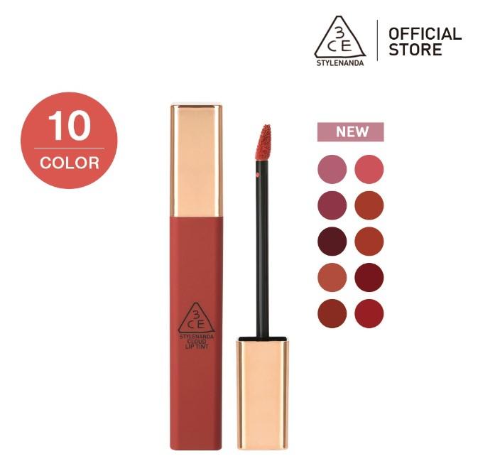 Son kem lì 3CE Cloud Lip Tint # Immanence: Đỏ mận