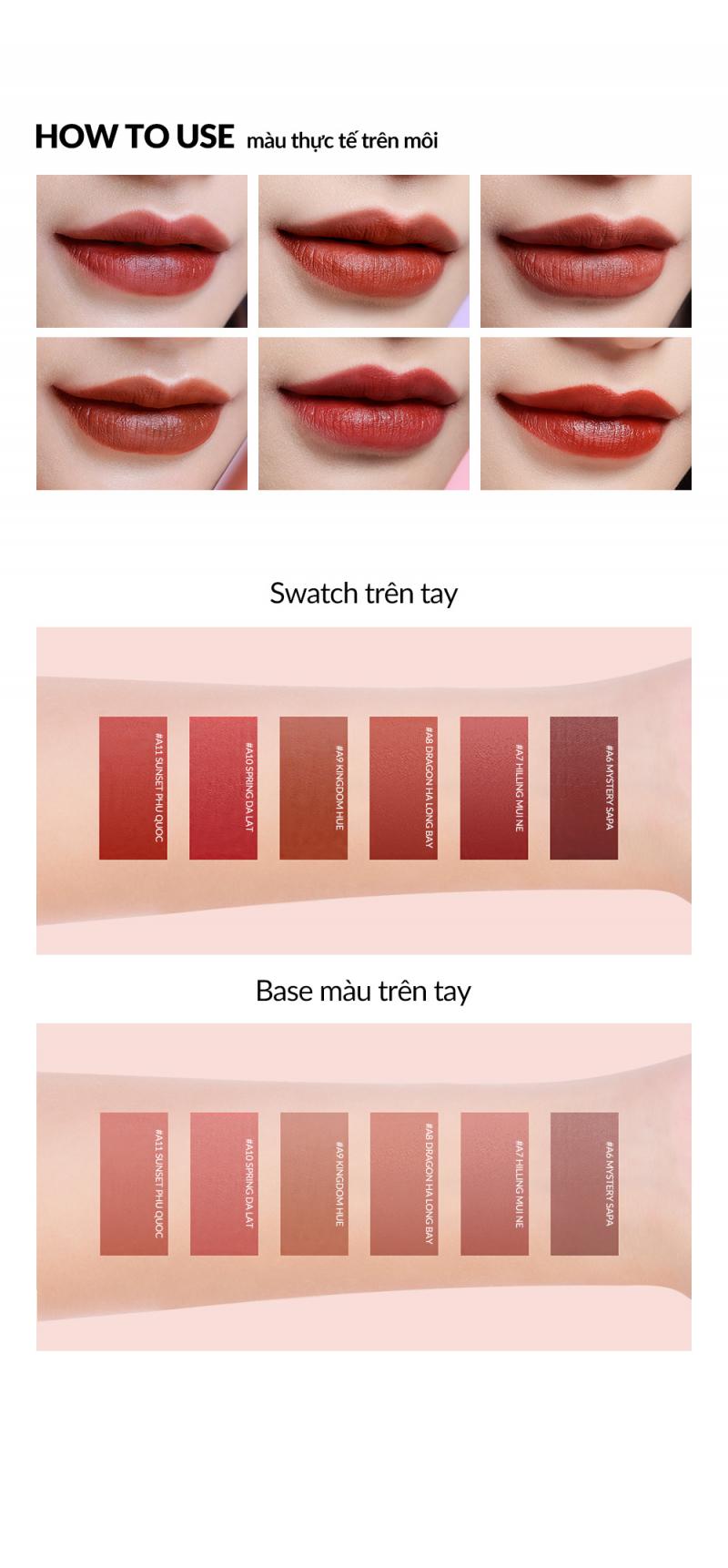 Son kem lì Bbia Last Velvet Lip Tint ASIA EDITION Version 2