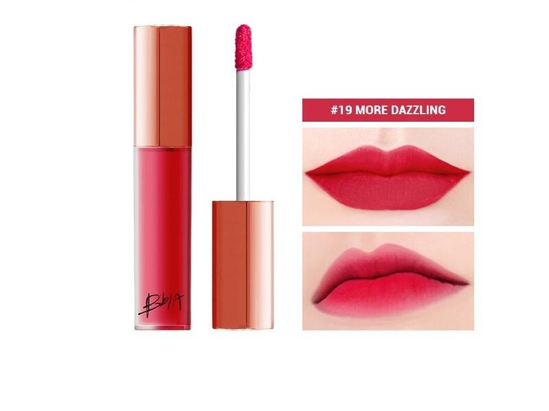 Son kem lì Bbia Last Velvet Lip Tint Version 4 - 19 More Dazzling (Màu hồng tươi)