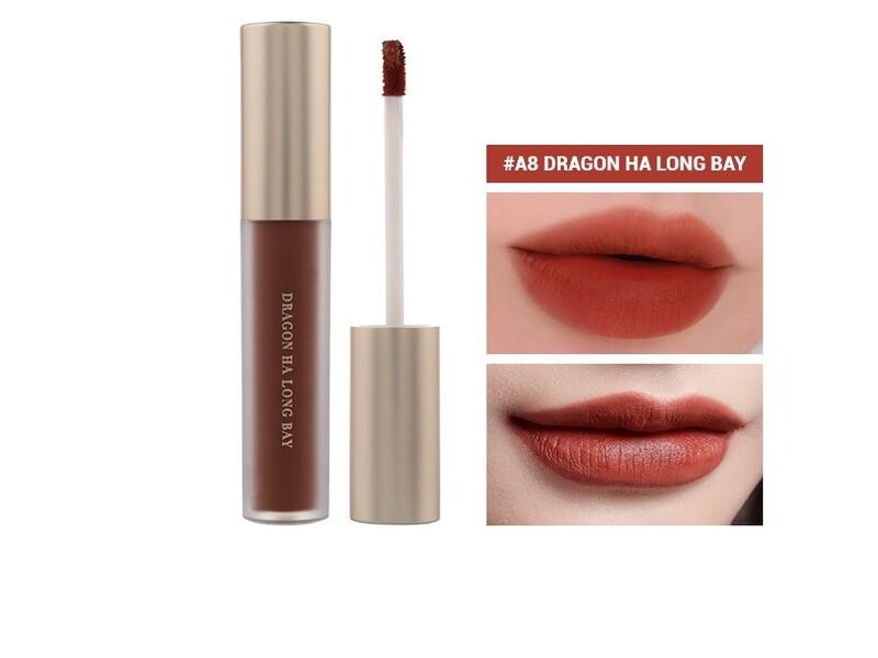 Son kem lì Bbia Last Velvet Lip Tint ASIA EDITION - A8 Dragon HaLong Bay