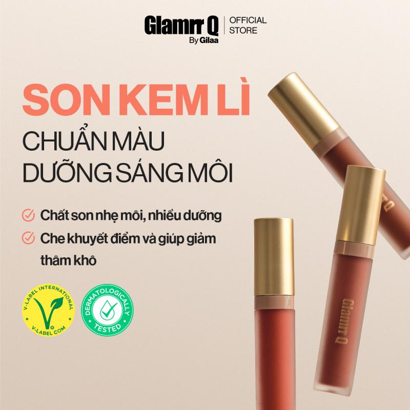 Son kem lì Glamrr Q Long Wear Lip Cream Full Size