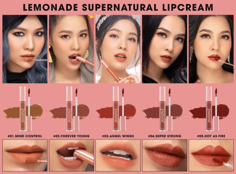 Son kem lì Lemonade Super Natural Matte Lipcream 5g