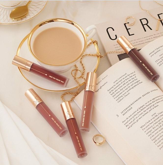 Son kem lì, mịn mượt như nhung Hàn Quốc Romand Milk Tea Velvet Tint