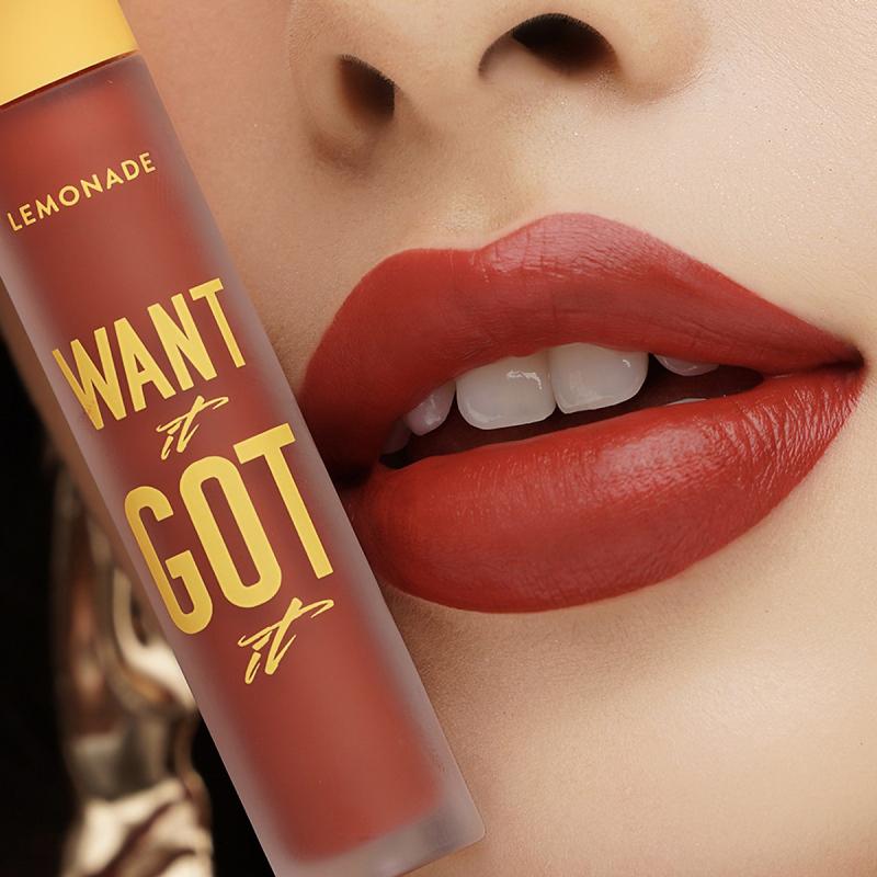 Son Kem Lì Nhẹ Môi Lemonade Want It Got It Lipcream (I WANT 03 – ĐỎ HỒNG ĐẤT)