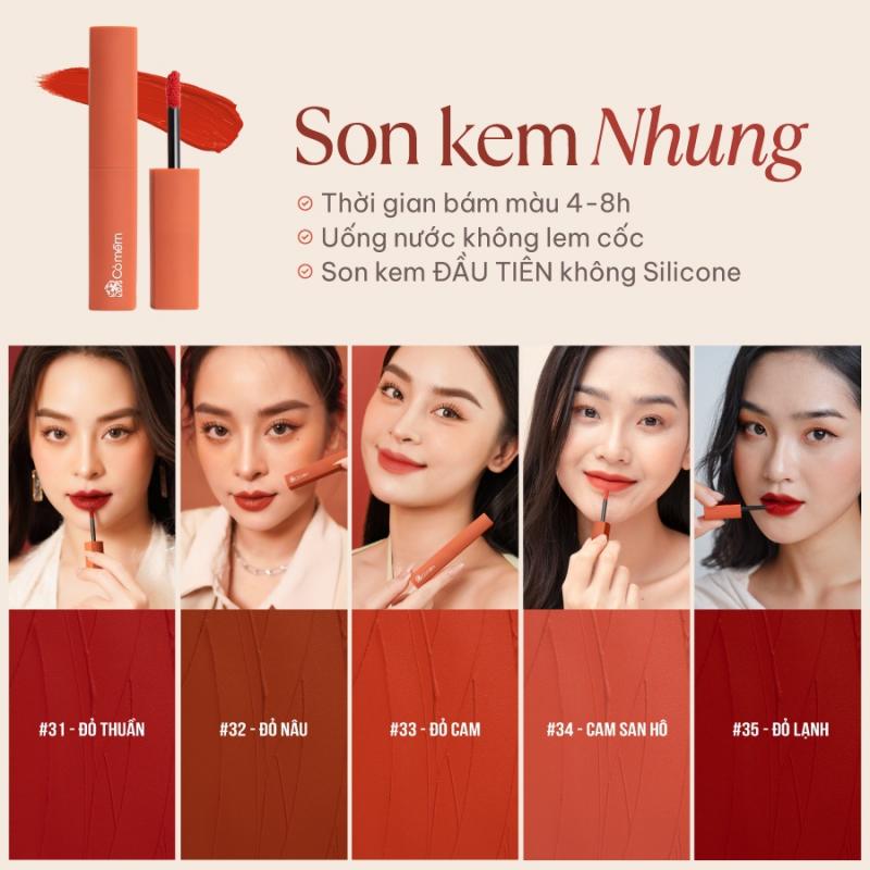 Son kem nhung lì mượt Cỏ Mềm