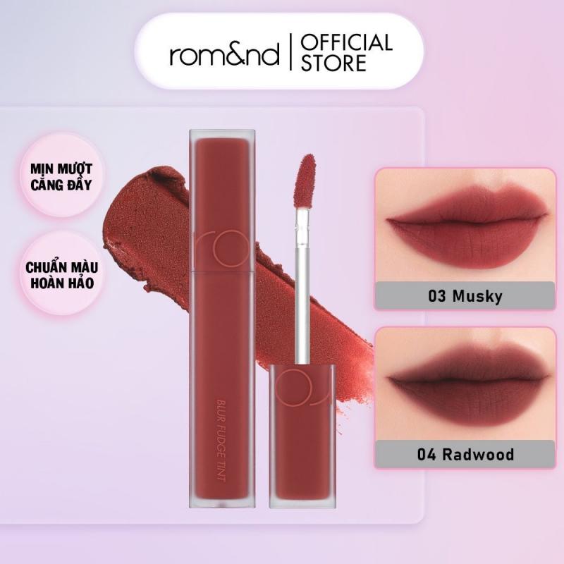 Son kem siêu lì, cho đôi môi mịn mượt Hàn Quốc Romand Blur Fudge Tint 5g